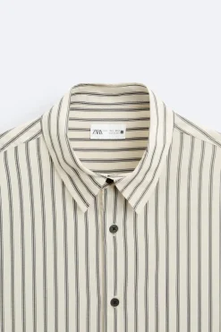 Hot CAMISA ESTRUCTURA RAYAS Hombre Camisas