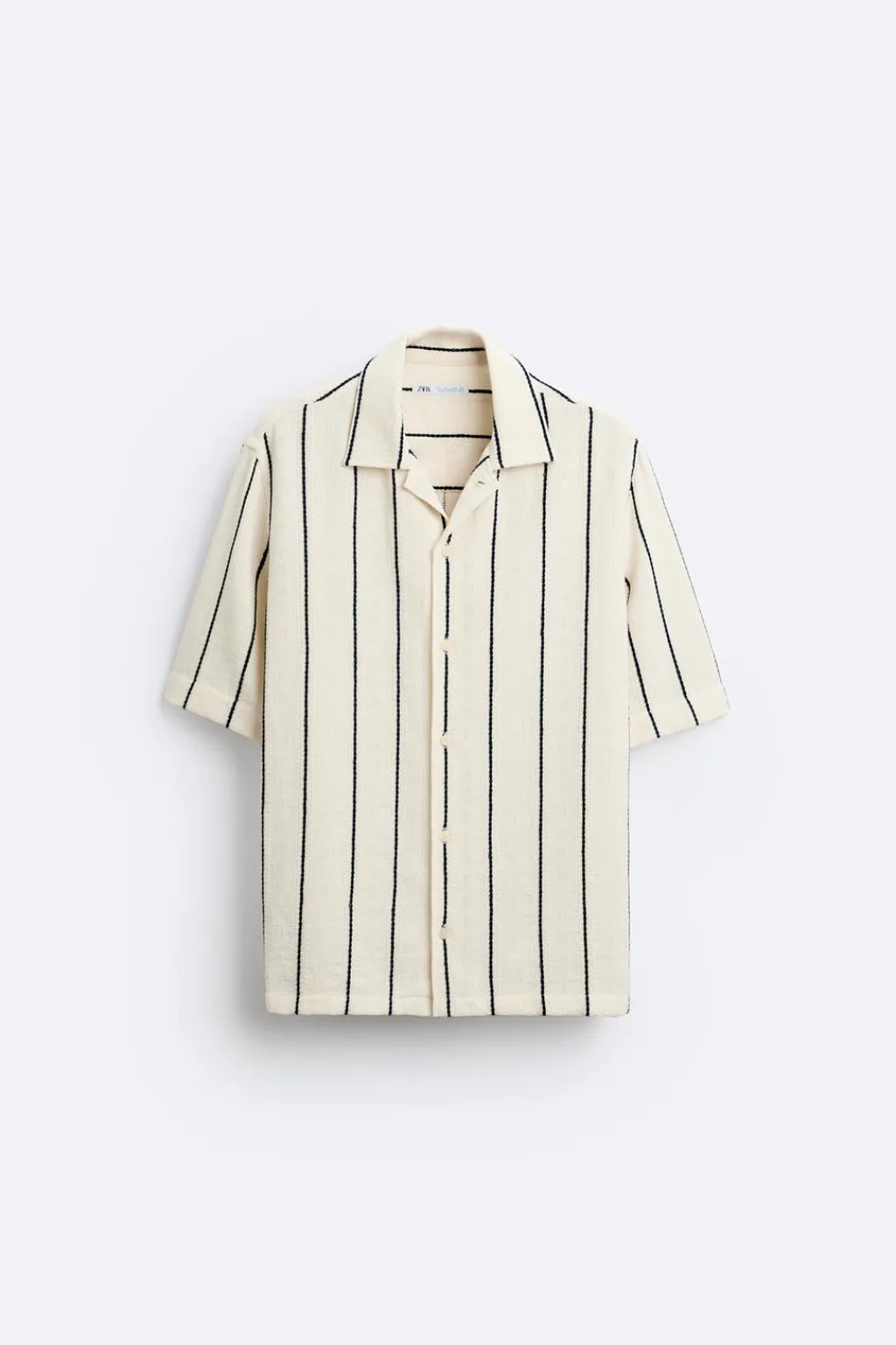 New CAMISA ESTRUCTURA RAYAS Hombre Camisas