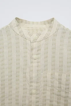 Niños ZARA 1½ - 6 Años·Camisas / Sobrecamisas<CAMISA ESTRUCTURA RAYAS