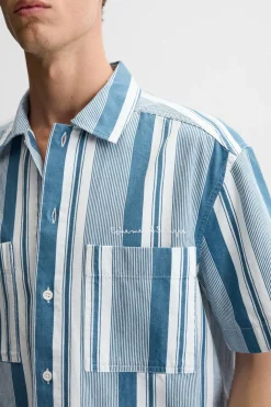 Hot CAMISA ESTRUCTURA RAYAS Hombre Camisas