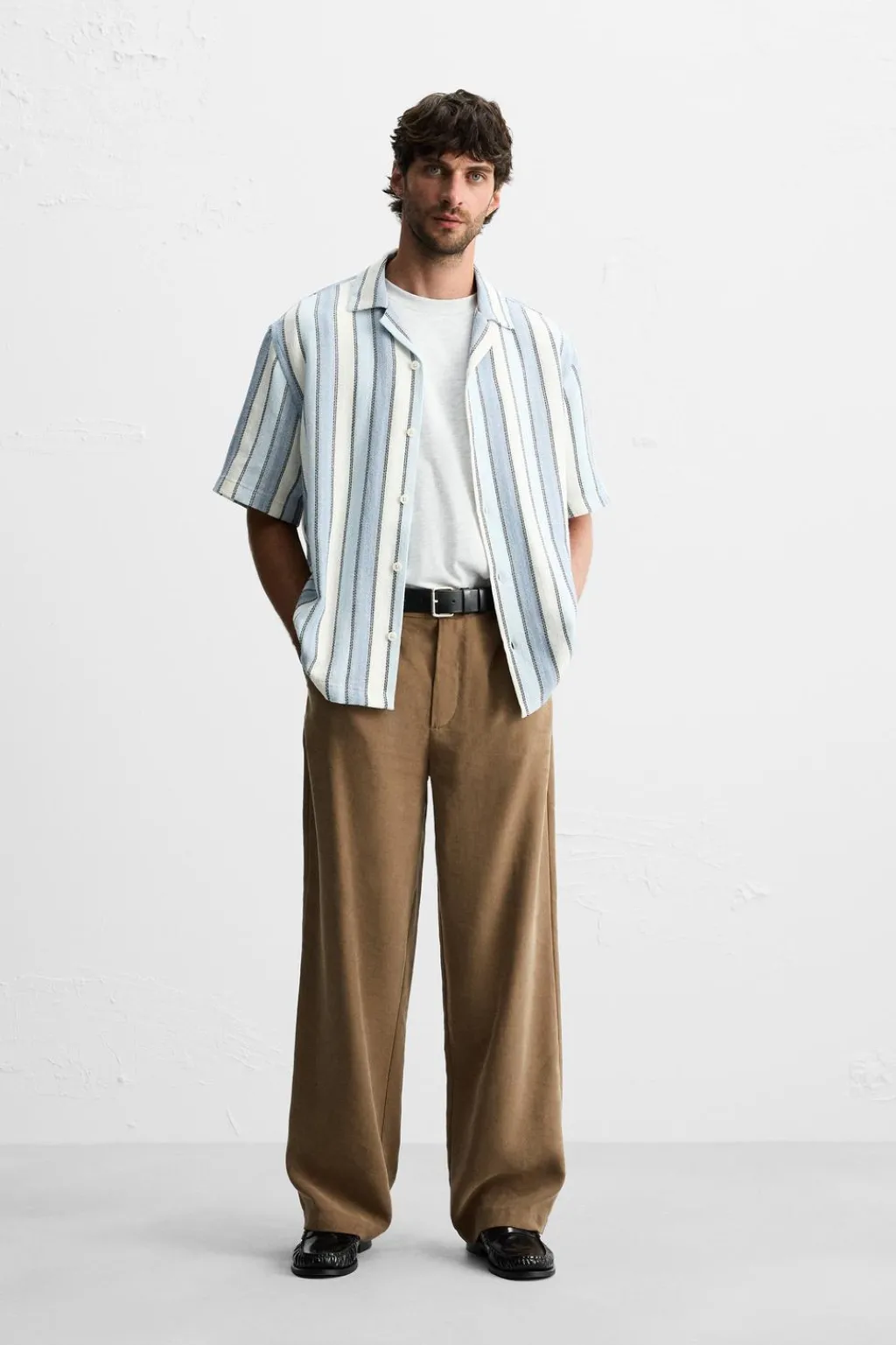 Online CAMISA ESTRUCTURA RAYAS Hombre Camisas