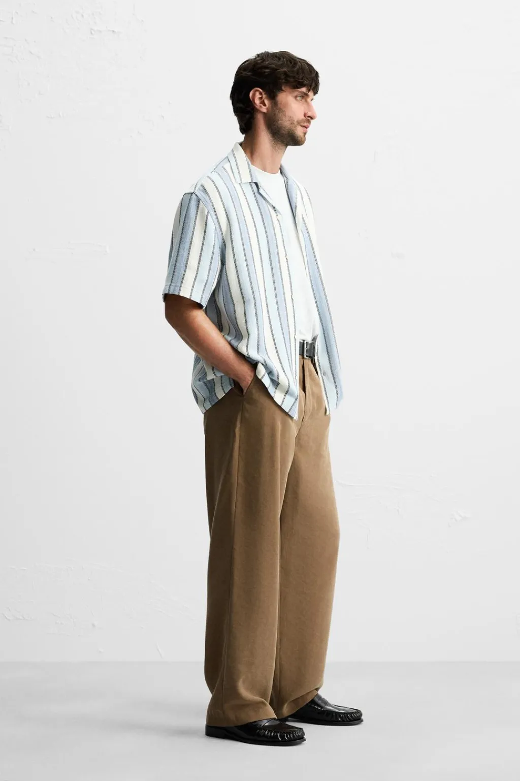 Online CAMISA ESTRUCTURA RAYAS Hombre Camisas