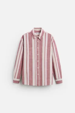 Discount CAMISA ESTRUCTURA RAYAS Hombre Camisas