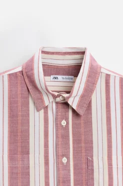 Discount CAMISA ESTRUCTURA RAYAS Hombre Camisas