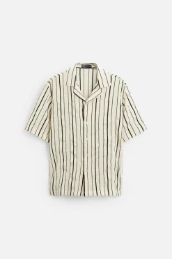 Clearance CAMISA ESTRUCTURA RAYAS Hombre Camisas