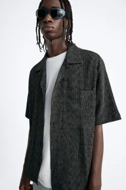 Hot CAMISA ESTRUCTURA TEXTURA Hombre Camisas