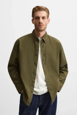 New CAMISA ESTRUCTURA TWILL Hombre Camisas