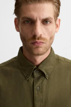 New CAMISA ESTRUCTURA TWILL Hombre Camisas