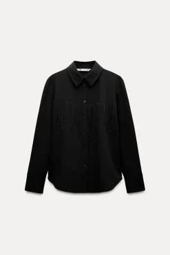 Discount CAMISA FLECOS ZW COLLECTION Mujer Camisas / Blusas