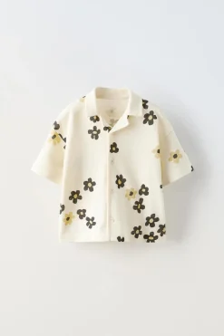 Niños ZARA 1½ - 6 Años·Camisas / Sobrecamisas|6 - 18 Meses·Camisetas<CAMISA FLORES