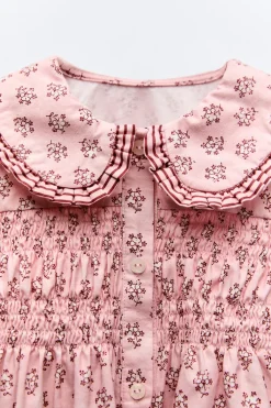 Niños ZARA 1½ - 6 Años·Camisas<CAMISA FLORES CUELLO