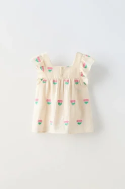 Niños ZARA 1½ - 6 Años·Camisas<CAMISA FLORES JACQUARD