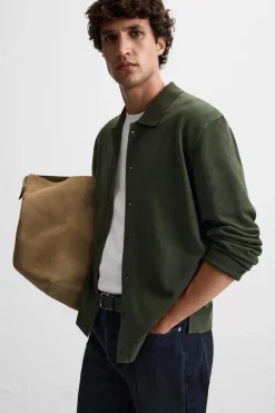 Hot CAMISA FLUÍDA PUNTO Hombre Jerséis / Chaquetas