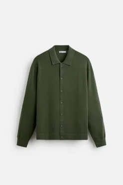 Hot CAMISA FLUÍDA PUNTO Hombre Jerséis / Chaquetas