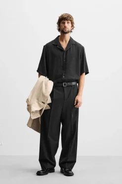 Clearance CAMISA FLUÍDA RELAXED FIT Hombre Camisas