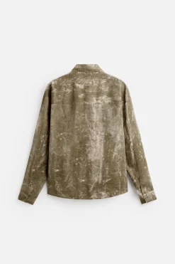 New CAMISA FLUÍDA TIE DYE Hombre Camisas