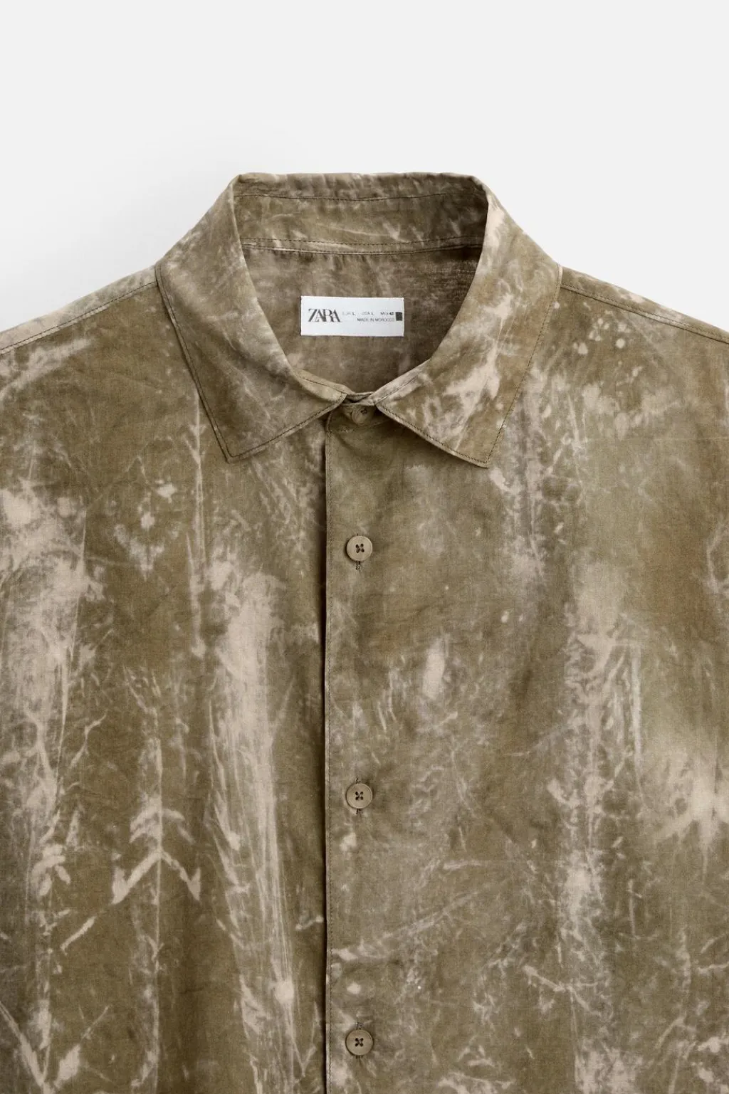 New CAMISA FLUÍDA TIE DYE Hombre Camisas