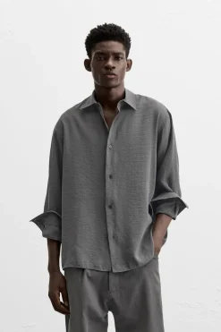 New CAMISA FLUIDA Hombre Camisas