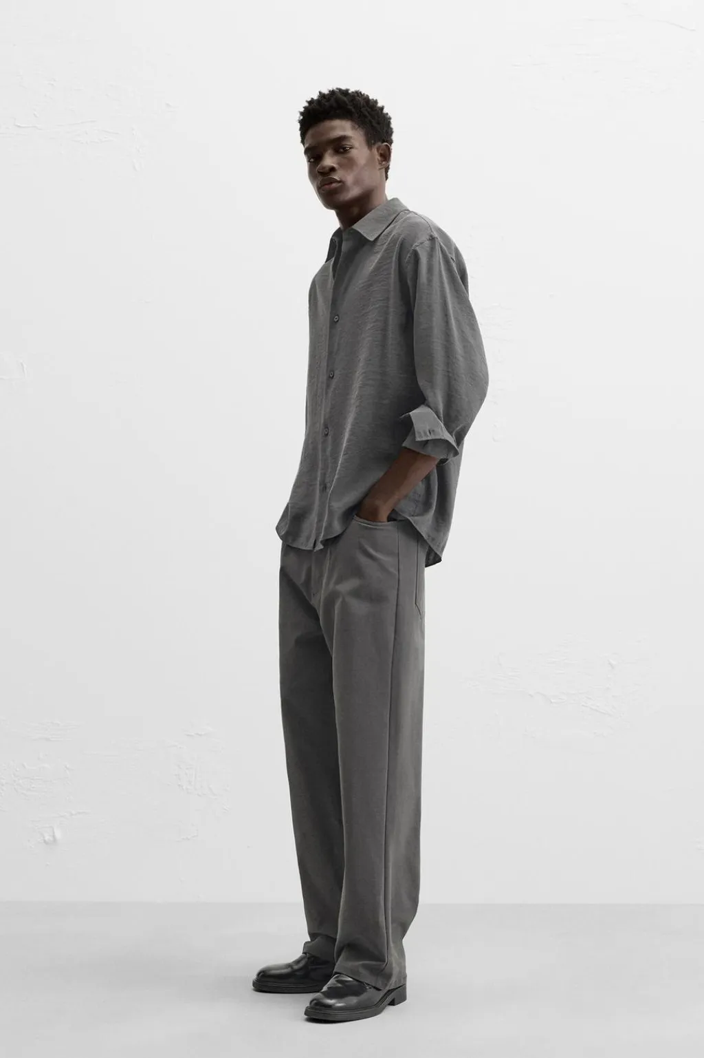 New CAMISA FLUIDA Hombre Camisas