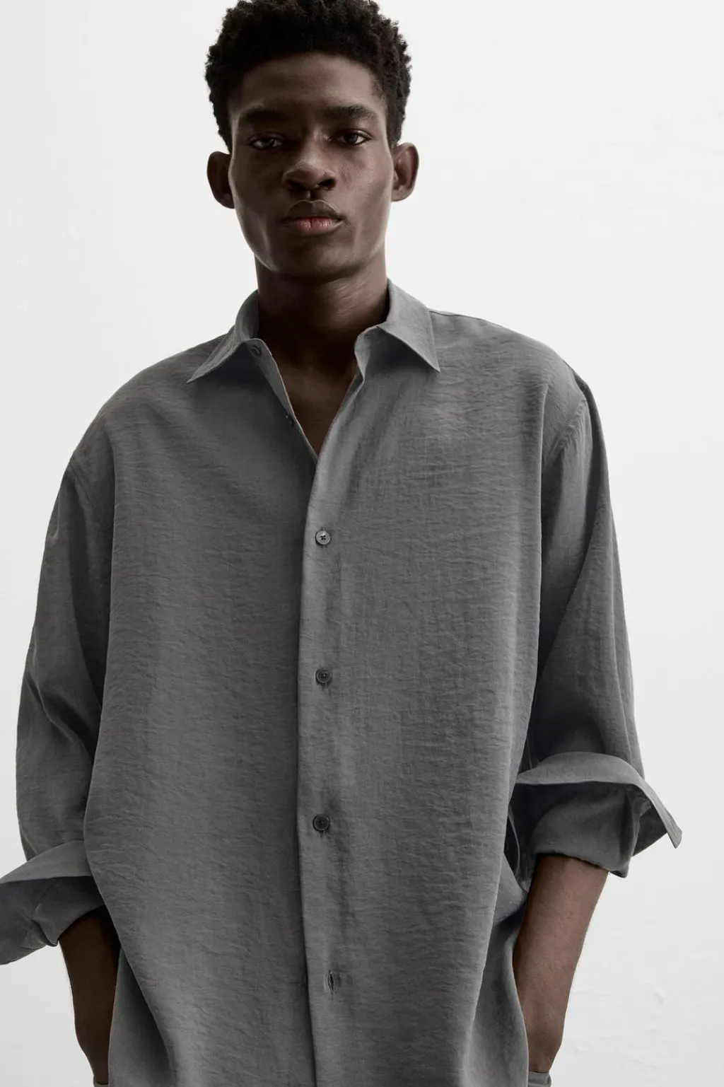 New CAMISA FLUIDA Hombre Camisas