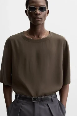 Hot CAMISA FLUIDA Hombre Camisetas