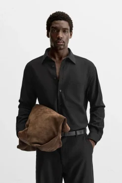 Best CAMISA FLUIDA BOLSILLO Hombre Camisas