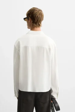 Hot CAMISA FLUIDA BOLSILLO Hombre Camisas