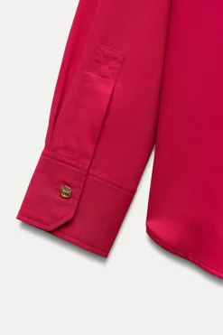 Sale CAMISA FLUIDA BOTÓN DORADO Mujer Camisas / Blusas