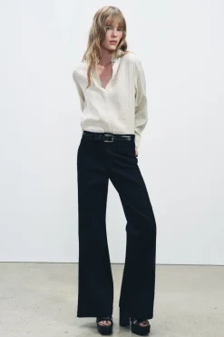 Sale CAMISA FLUIDA BOTONES ZW COLLECTION Mujer Camisas / Blusas