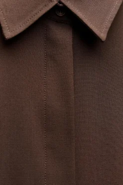 Outlet CAMISA FLUIDA CROP Mujer Camisas / Blusas