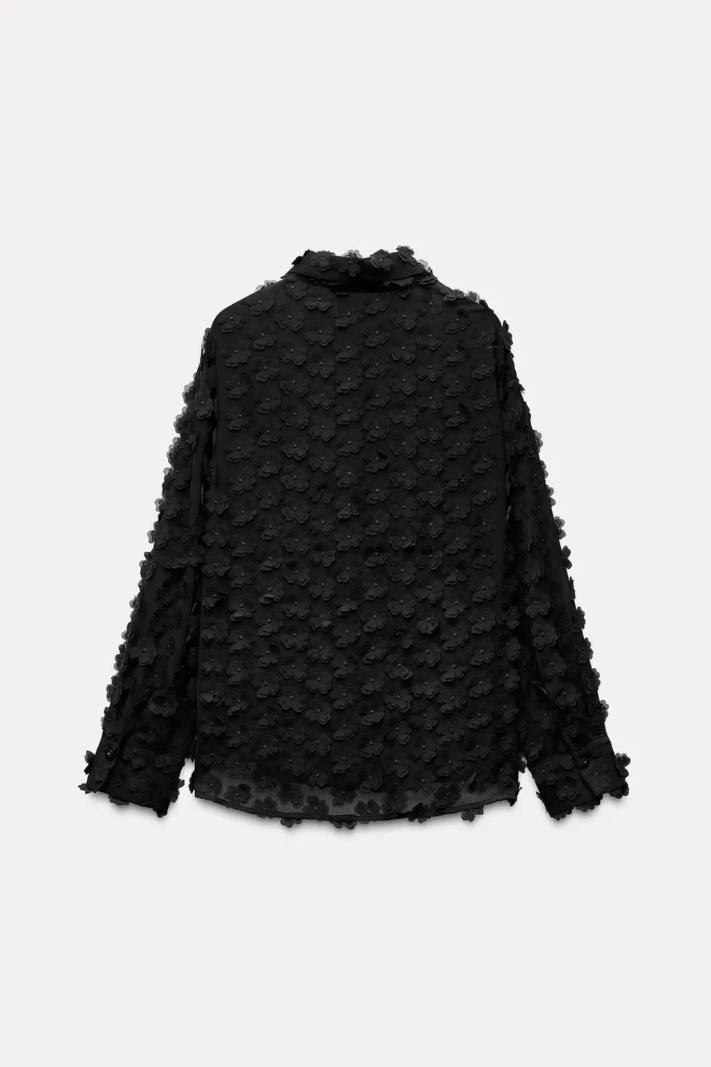 New CAMISA FLUIDA ESTRUCTURA FLORES Mujer Camisas / Blusas