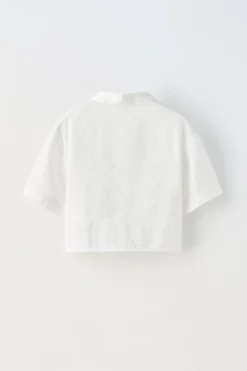 Niños ZARA 6 - 14 Años·Blusas / Camisas<CAMISA FLUIDA NUDO