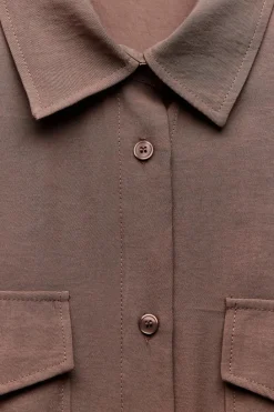 Sale CAMISA FLUIDA OVERSIZE Mujer Camisas / Blusas