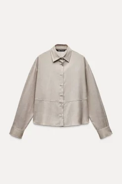 Sale CAMISA FLUIDA PESPUNTE MARCADO Mujer Camisas / Blusas