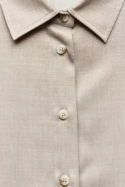 Sale CAMISA FLUIDA PESPUNTE MARCADO Mujer Camisas / Blusas