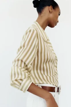 Outlet CAMISA FLUIDA RAYAS Mujer Camisas / Blusas