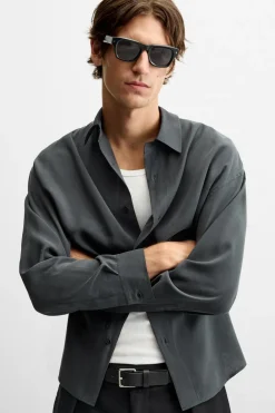 Online CAMISA FLUIDA RELAXED FIT Hombre Camisas