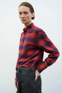 Clearance CAMISA FRANELA CUADROS ZW COLLECTION Mujer Camisas / Blusas