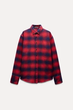 Clearance CAMISA FRANELA CUADROS ZW COLLECTION Mujer Camisas / Blusas