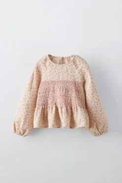 Niños ZARA 1½ - 6 Años·Camisas<CAMISA GOMAS FLORES