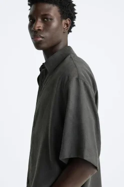 Clearance CAMISA JACQUARD CON LYOCELL Hombre Camisas