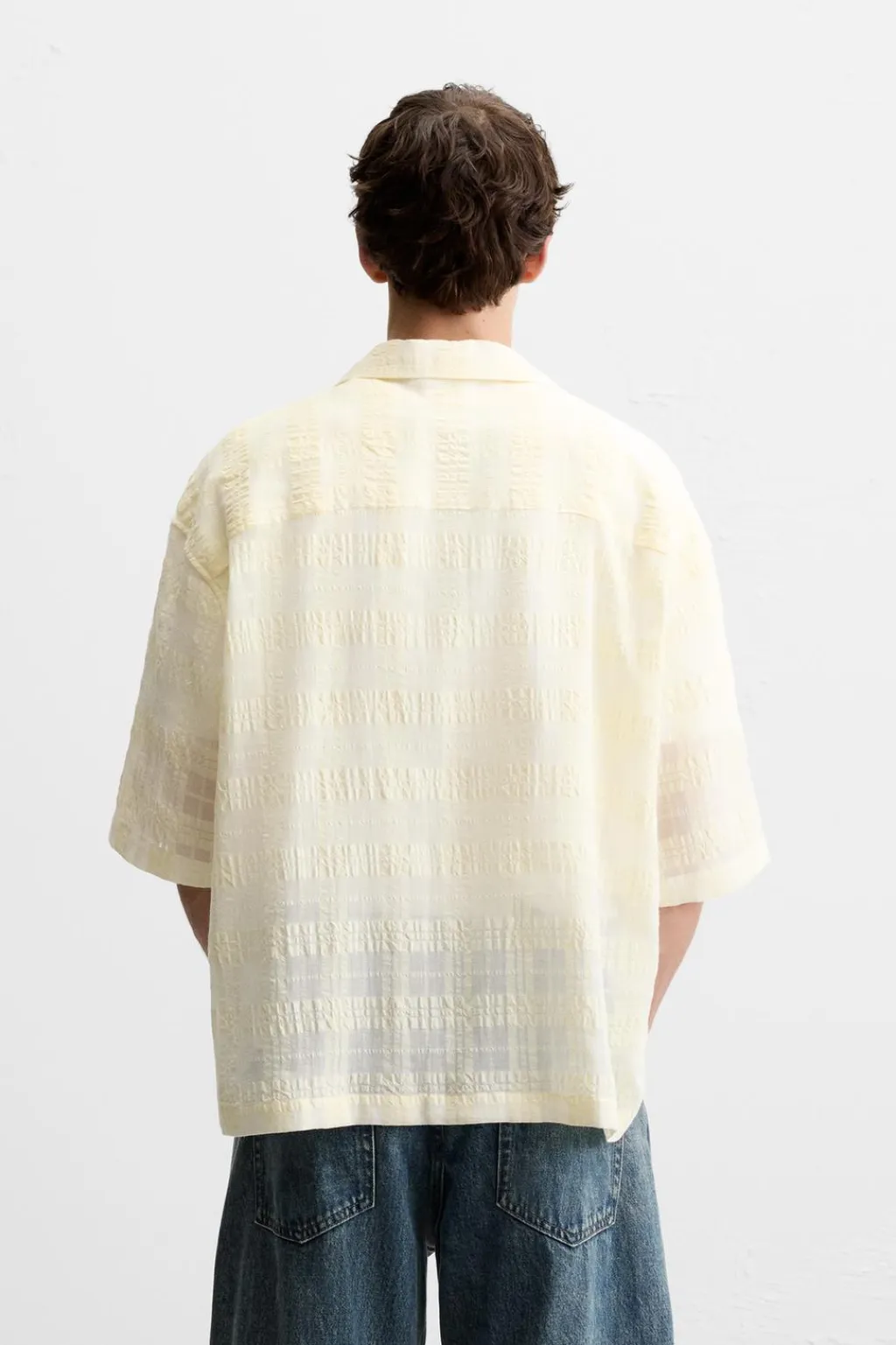 Online CAMISA JACQUARD CUADROS Hombre Camisas