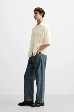 Online CAMISA JACQUARD CUADROS Hombre Camisas