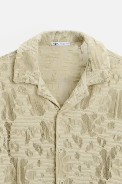 Hot CAMISA JACQUARD FLORAL Hombre Camisas