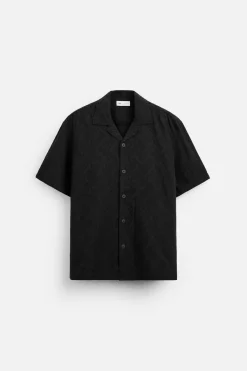Hot CAMISA JACQUARD GEOMÉTRICO Hombre Camisas
