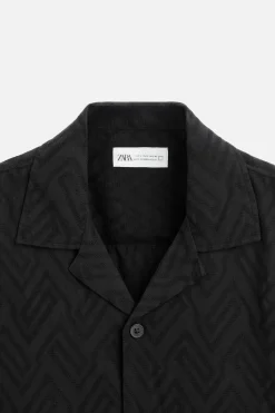 Hot CAMISA JACQUARD GEOMÉTRICO Hombre Camisas