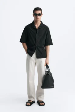 Clearance CAMISA JACQUARD GEOMÉTRICO Hombre Camisas