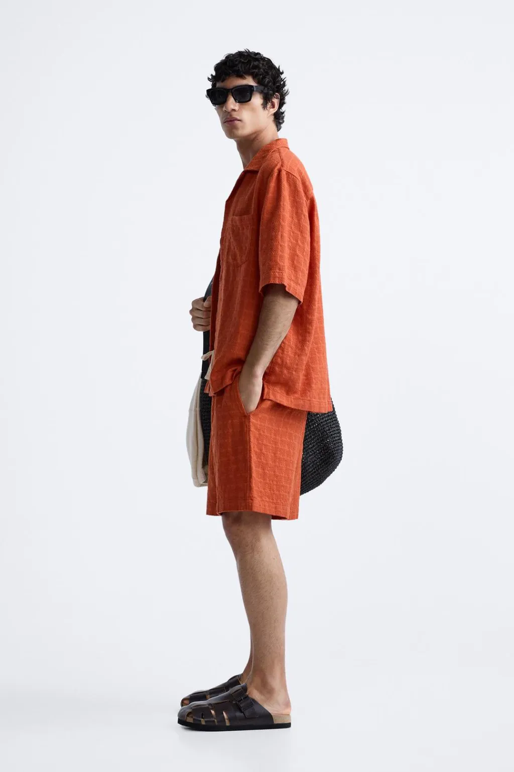 Online CAMISA JACQUARD GEOMÉTRICO Hombre Camisas