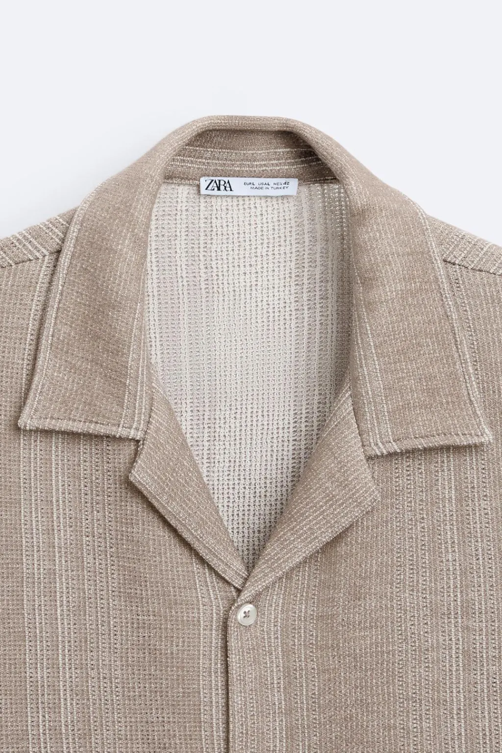 New CAMISA JACQUARD RAYAS Hombre Camisas