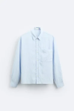 Sale CAMISA JACQUARD RAYAS Hombre Camisas